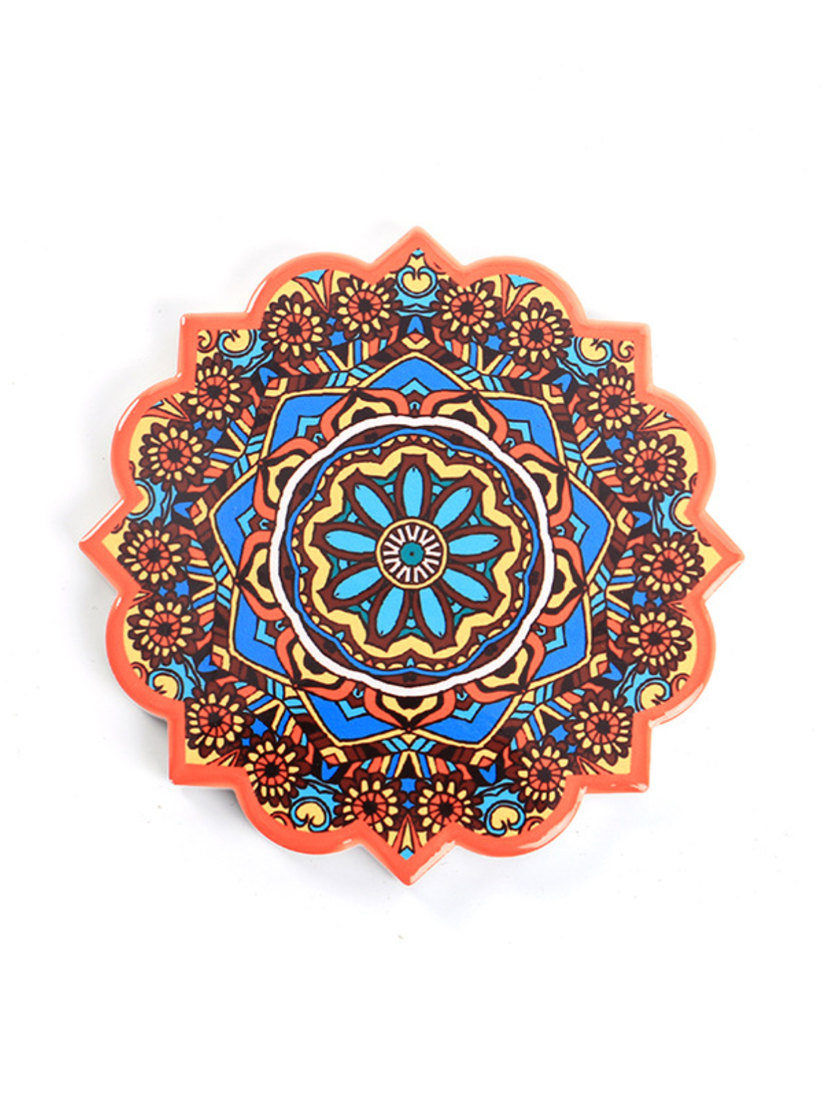 Mandala Ceramic Coaster