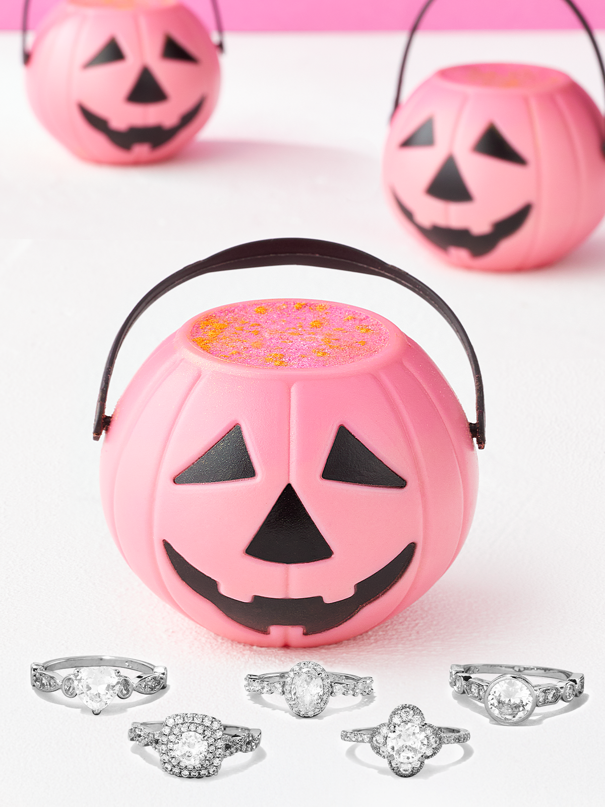 Pink Pumpkin Bath Bomb - Ring Collection