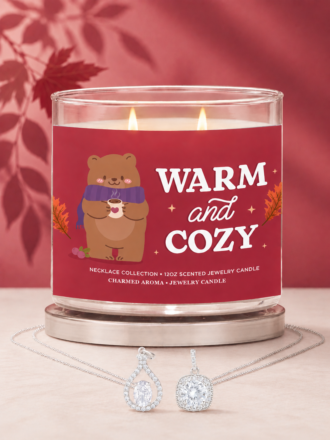 Warm and Cozy Candle - Necklace Collection